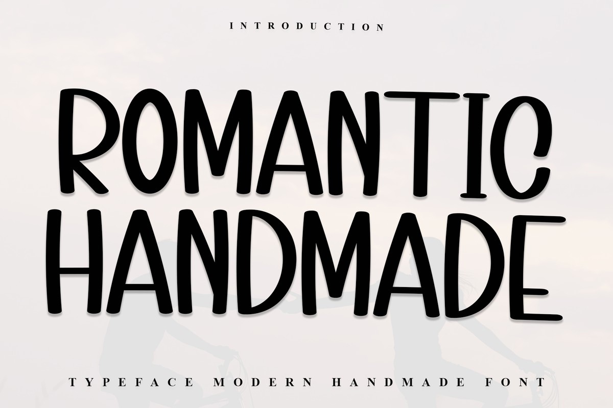 Font Romantic Handmade