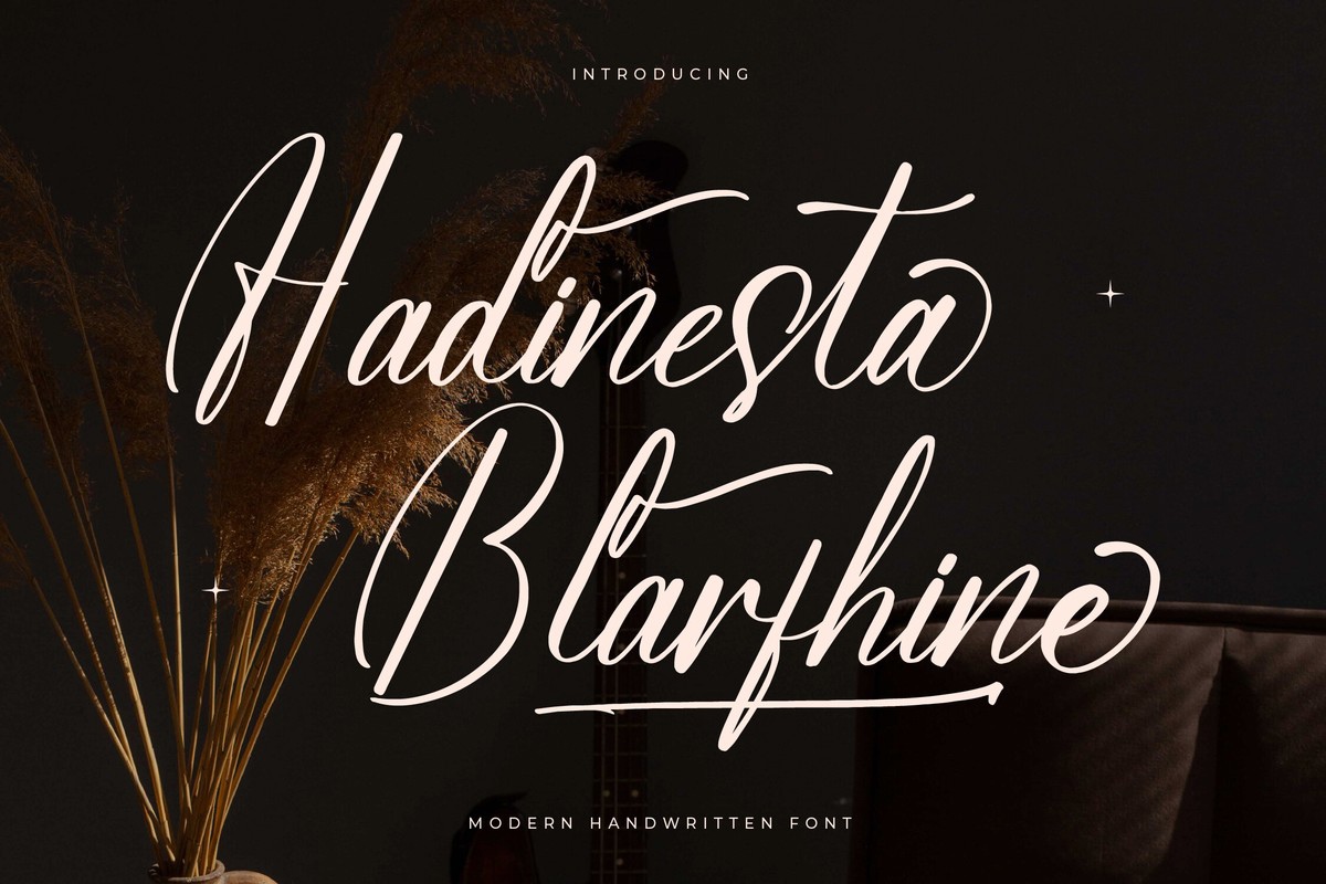 Font Hadinesta Blarfhine