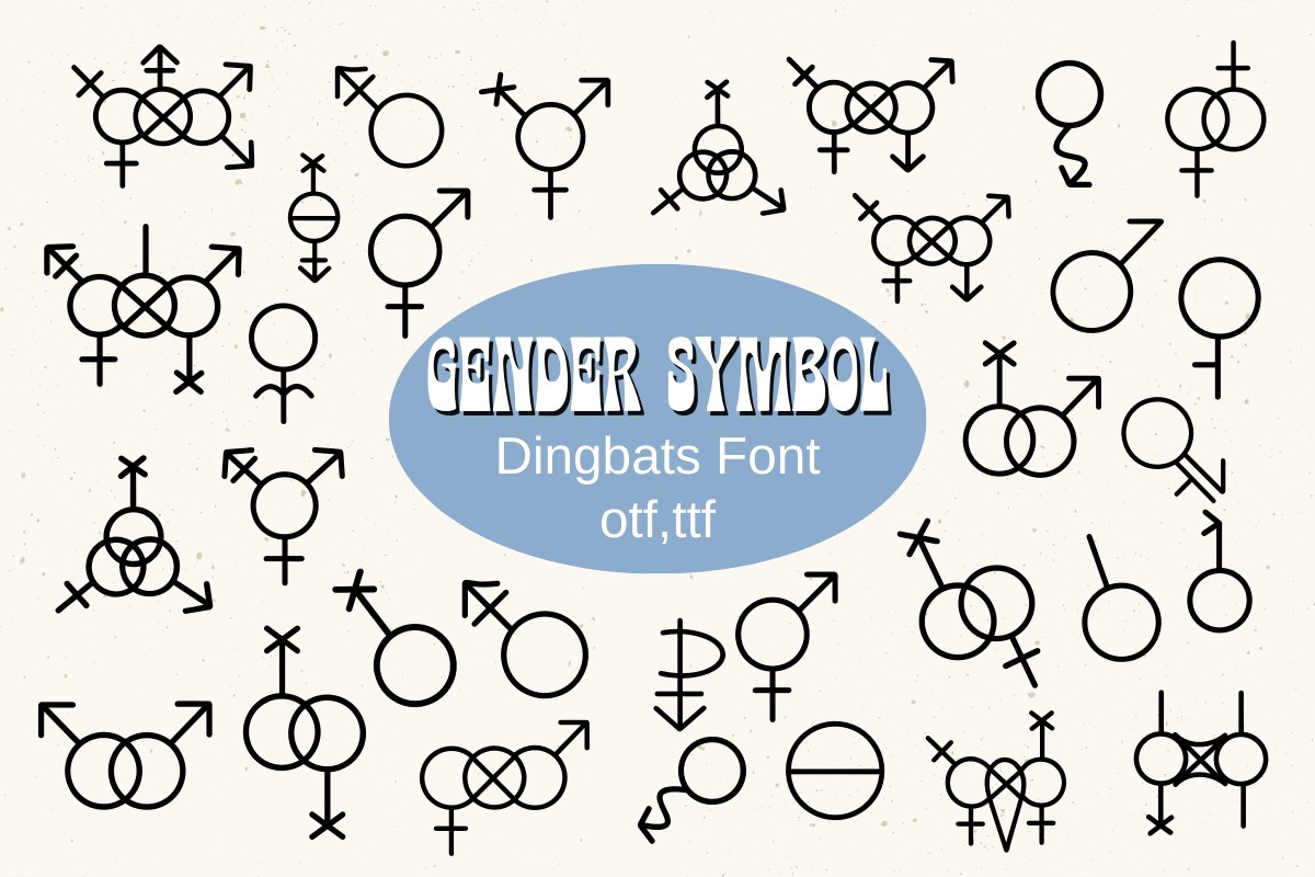 Font Gender Symbol