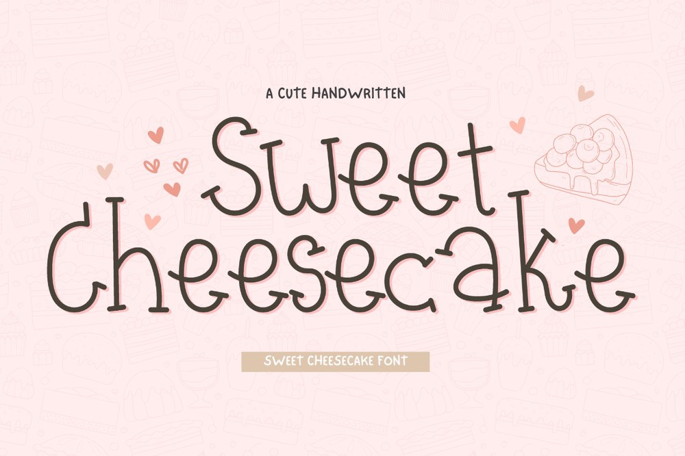 Font Sweet Cheesecake