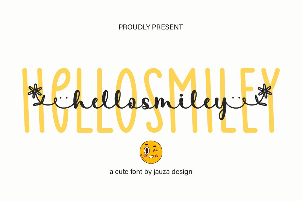 Font Hello Smiley