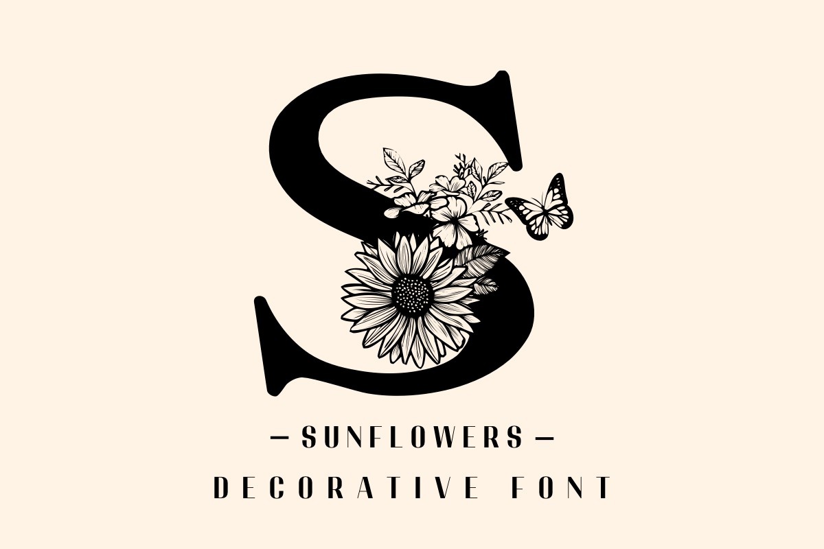 Font Sunflowers