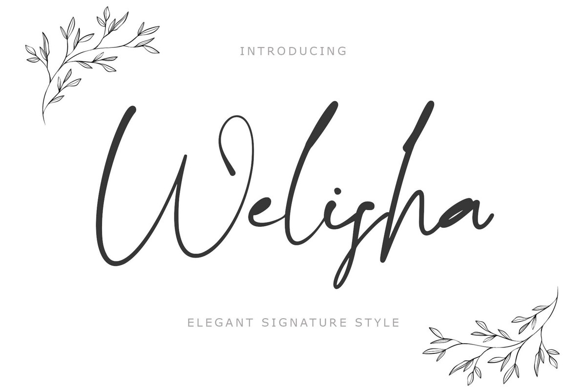 Font Welisha