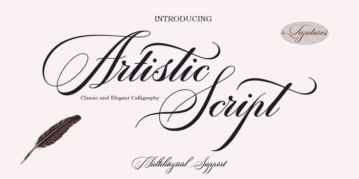 Font Artistic Script
