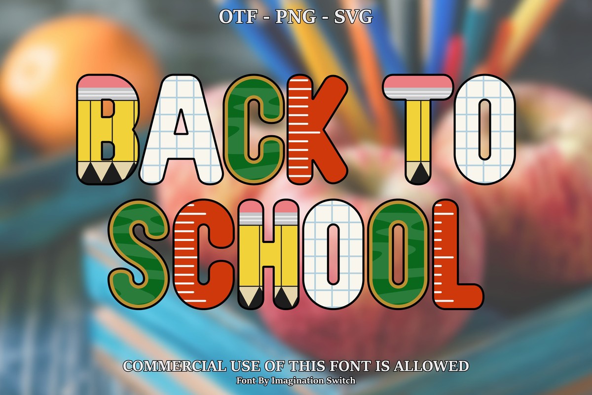 Font Back to School Collection