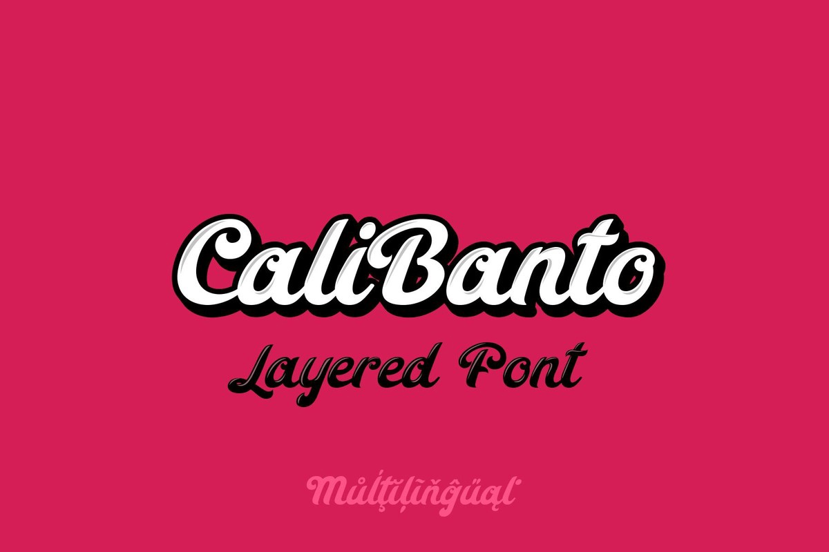 Font CaliBanto