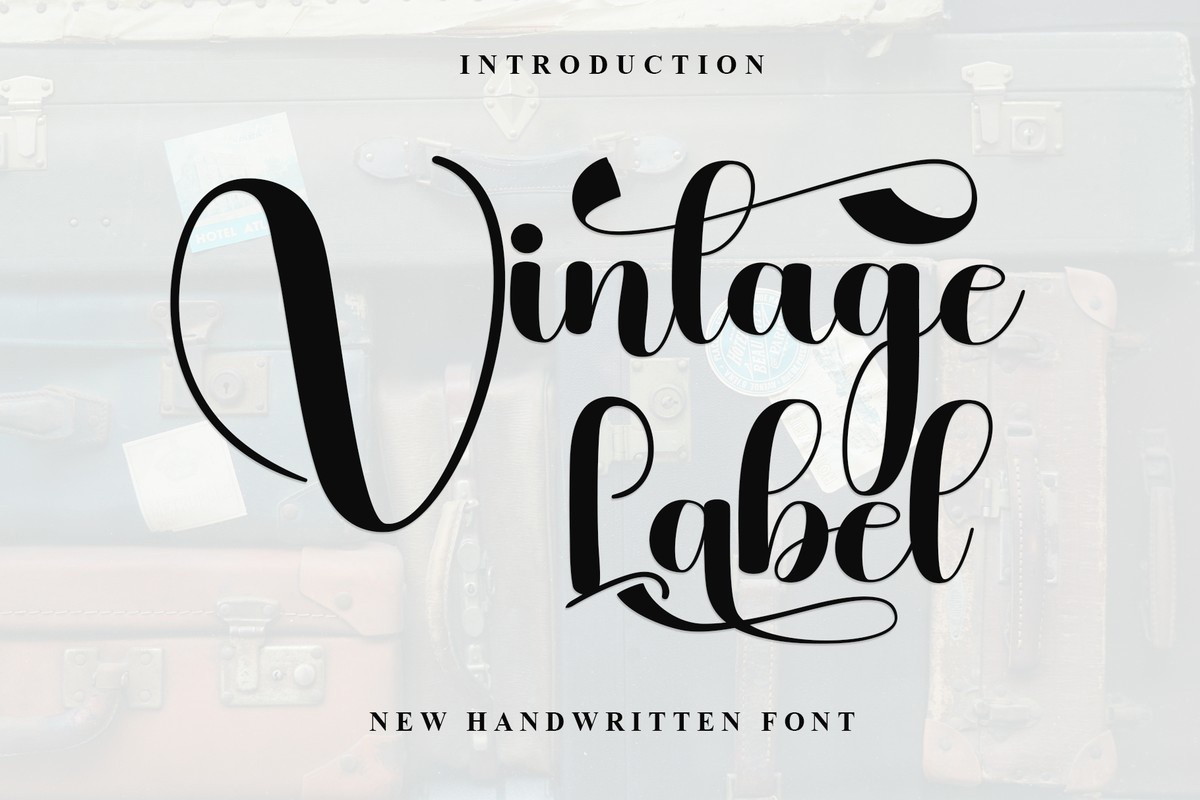 Font Vintage Label