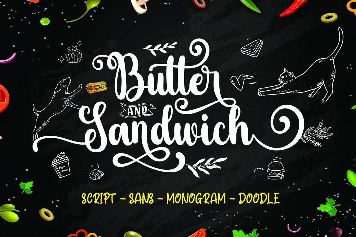 Font Butter Sandwich