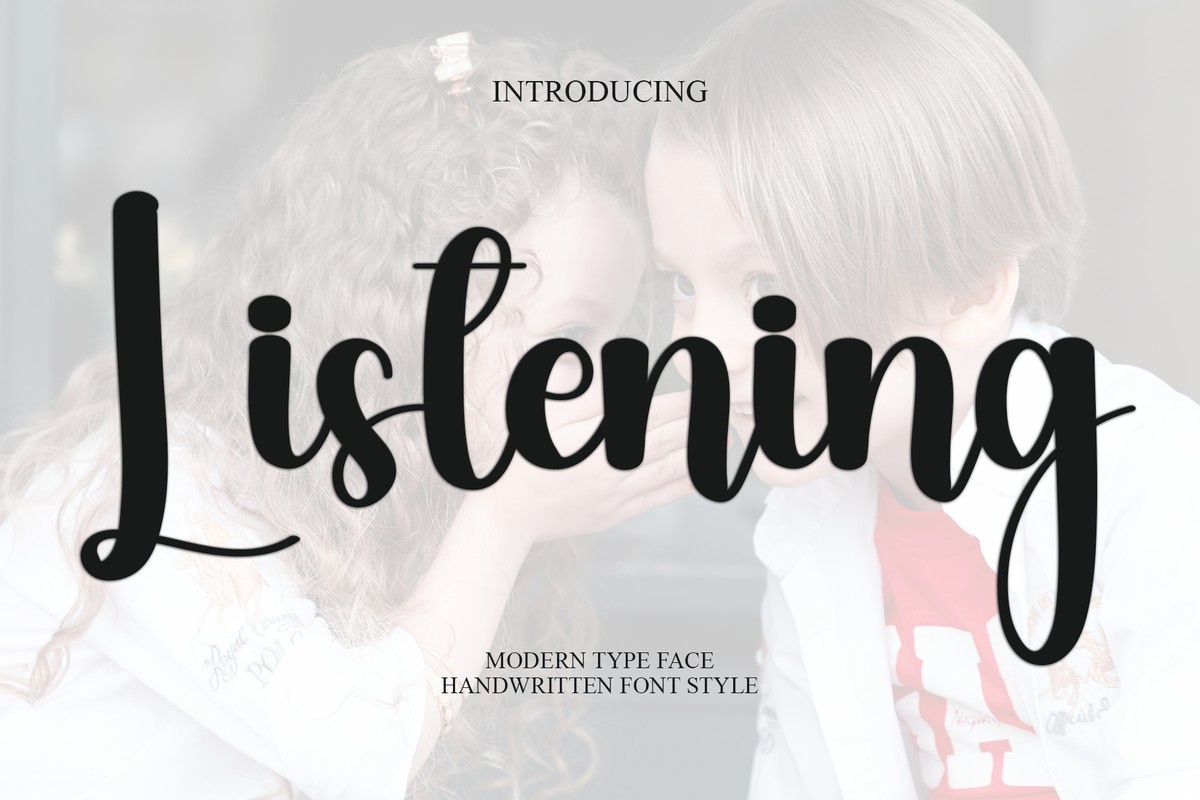 Font Listening