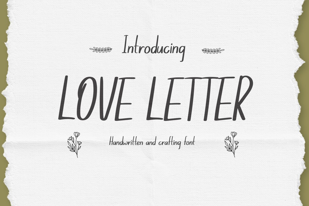 Font Love Letter