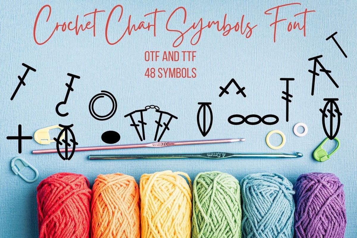 Font Crochet Chart Symbols