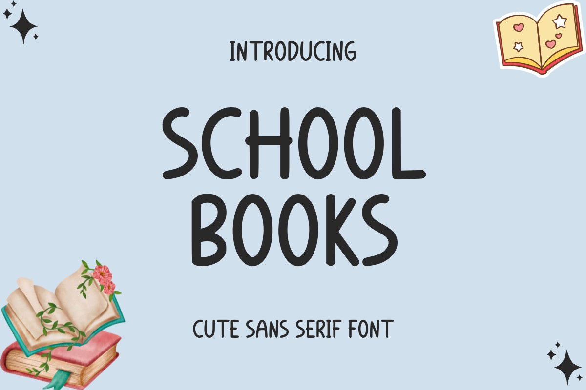 Font School Books