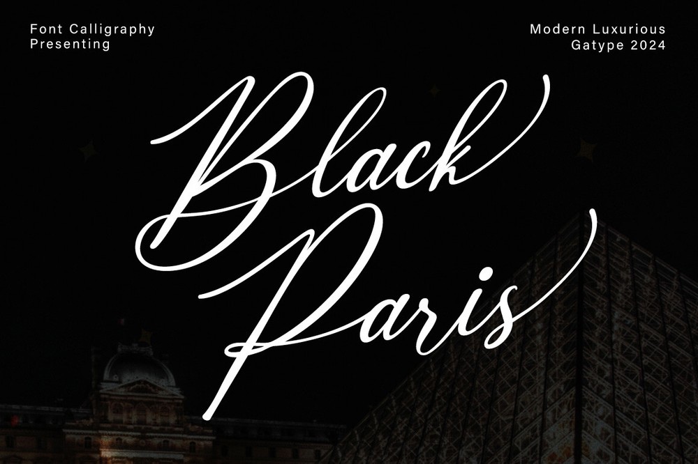 Font Black Paris