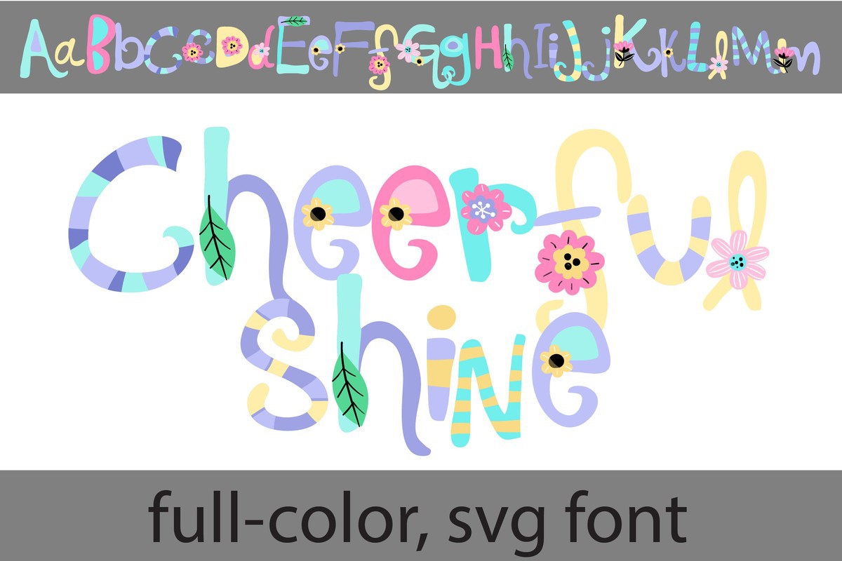 Font Cheerful Shine CF