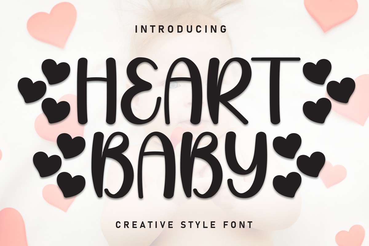 Font Heart Baby