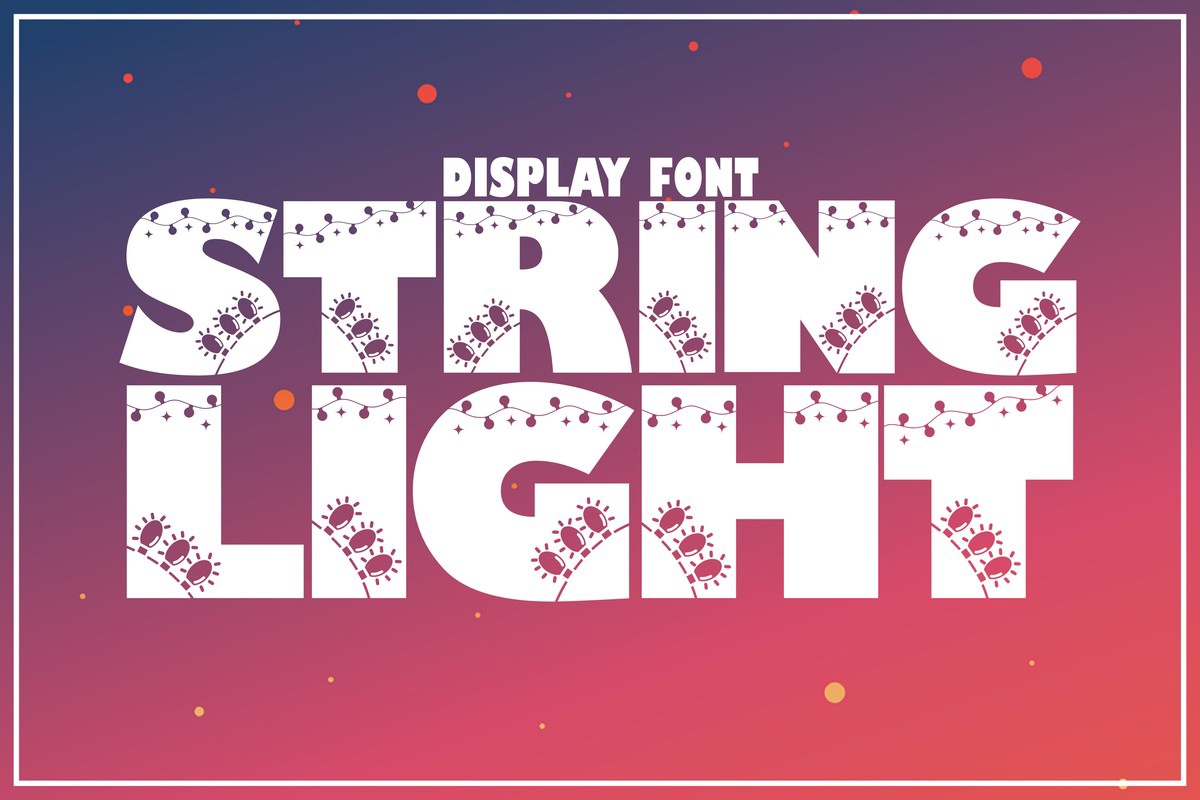 Font String Light