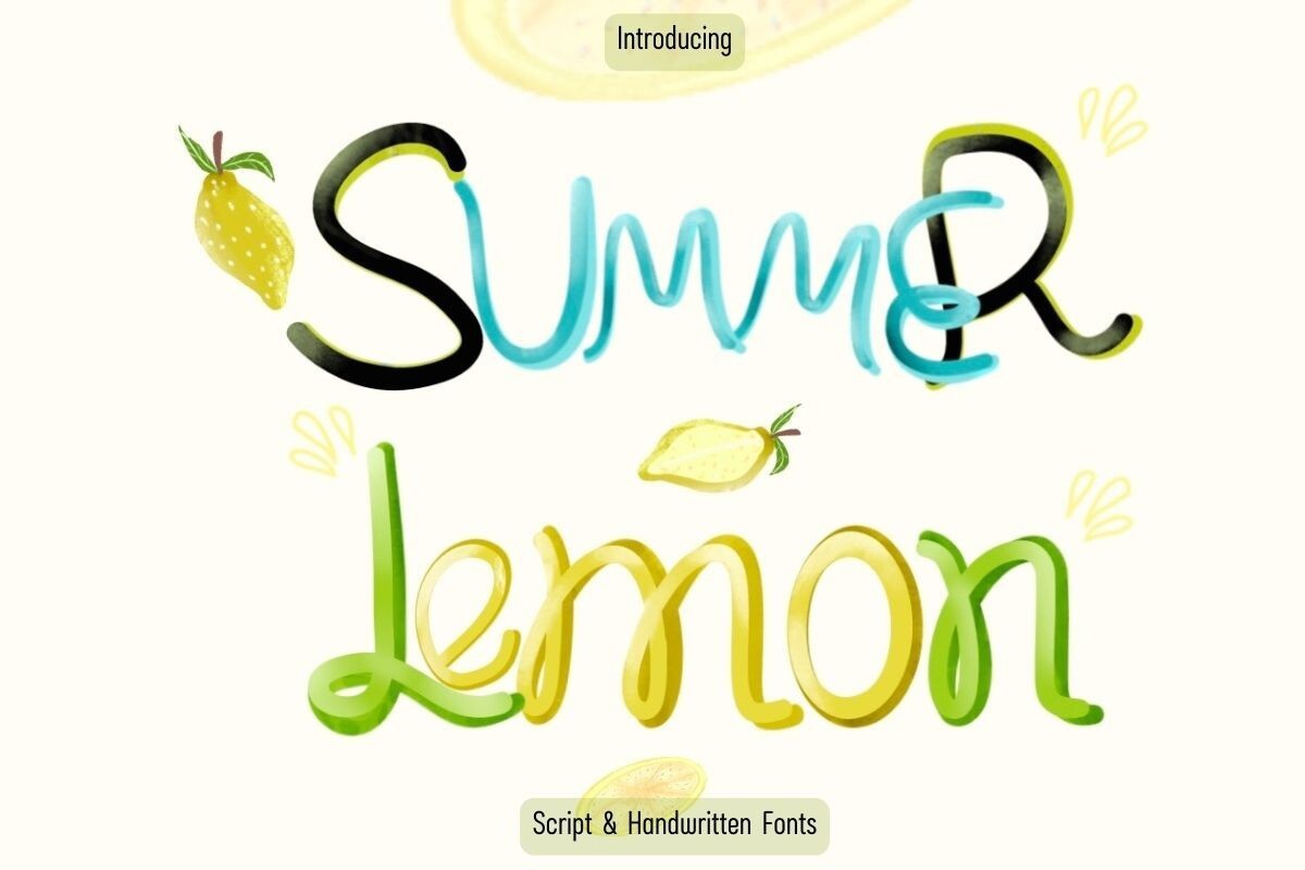 Font M-Summer Lemon