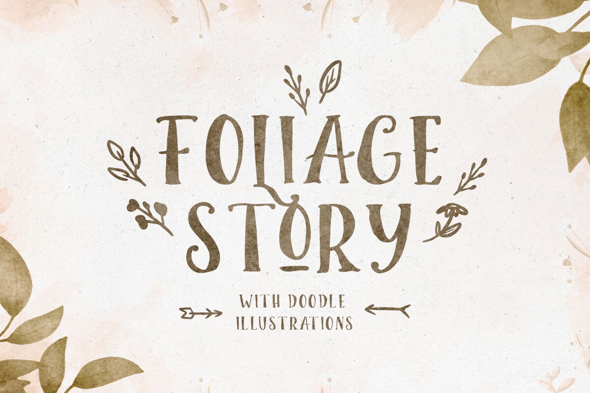 Font Foliage Story