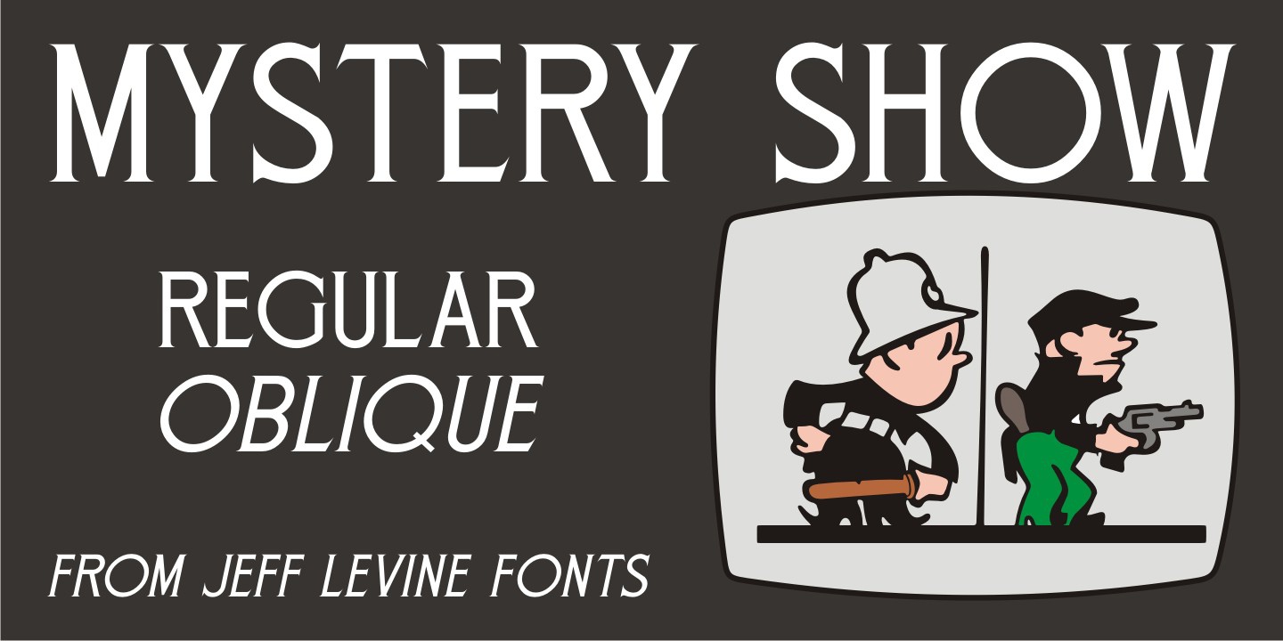 Font Mystery Show JNL