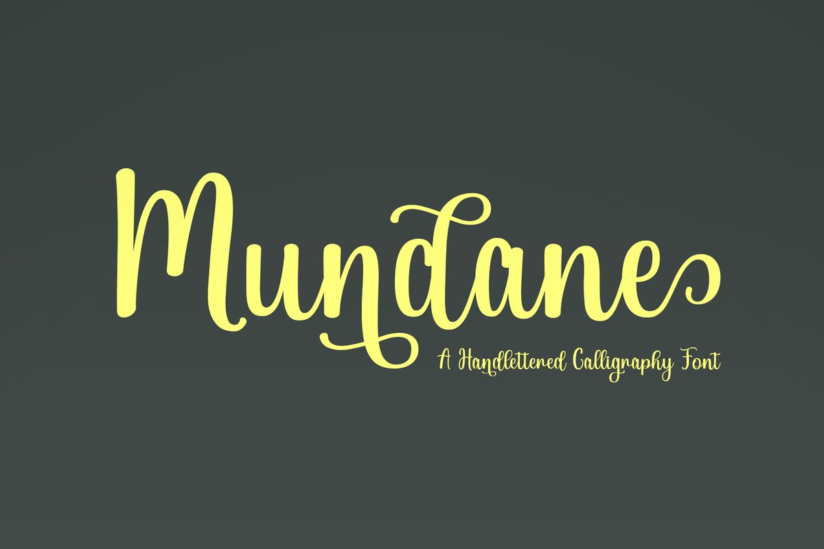 Font Mundane