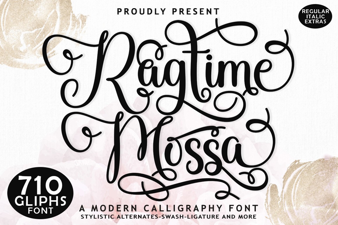 Font Ragtime Mossa Script
