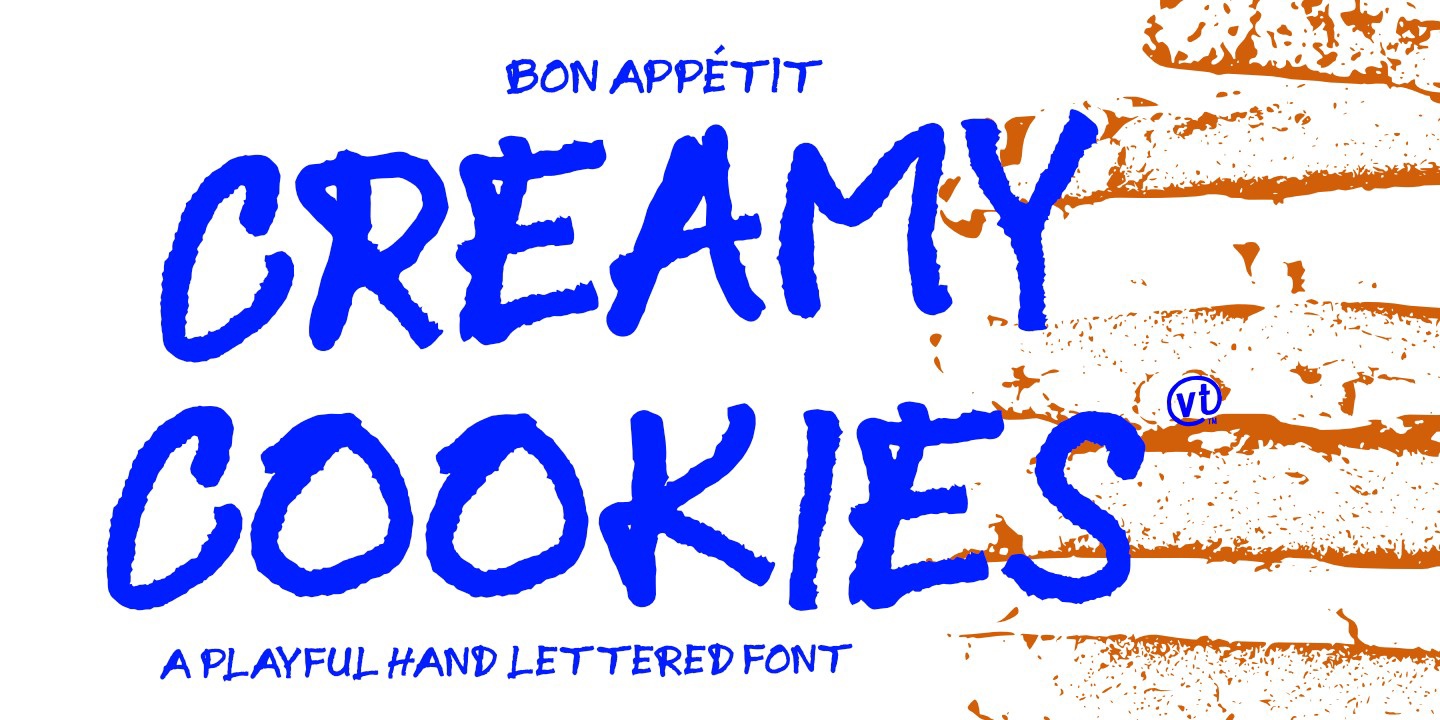 Font CreamyCookies