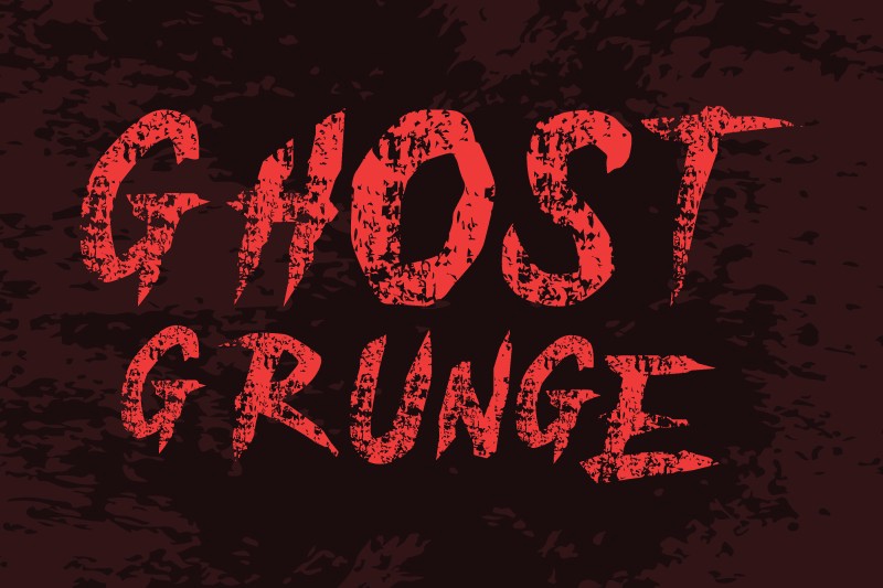 Font Ghost Grunge