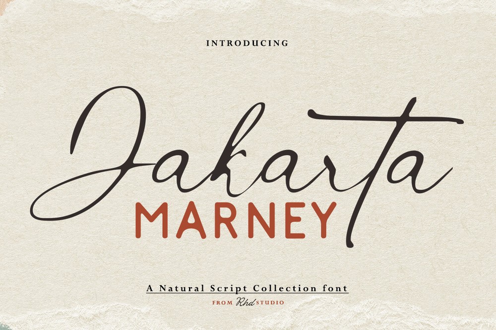 Font Jakarta Marney