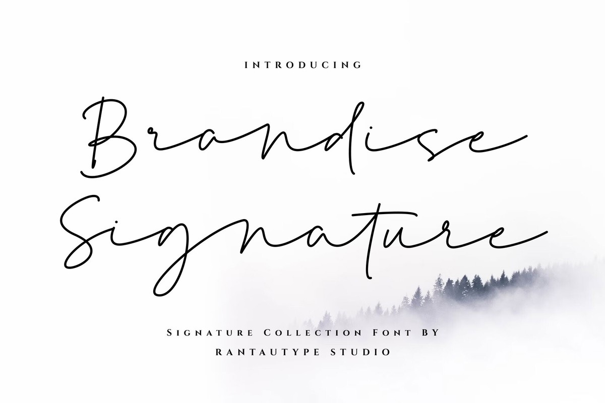 Font Brandise Signature