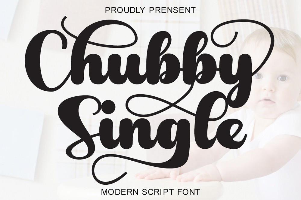Font Chubby Single
