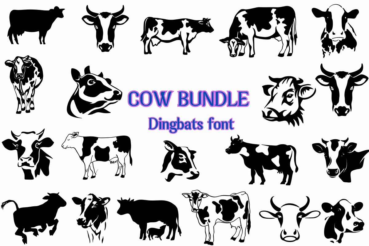 Font Cow Bundle
