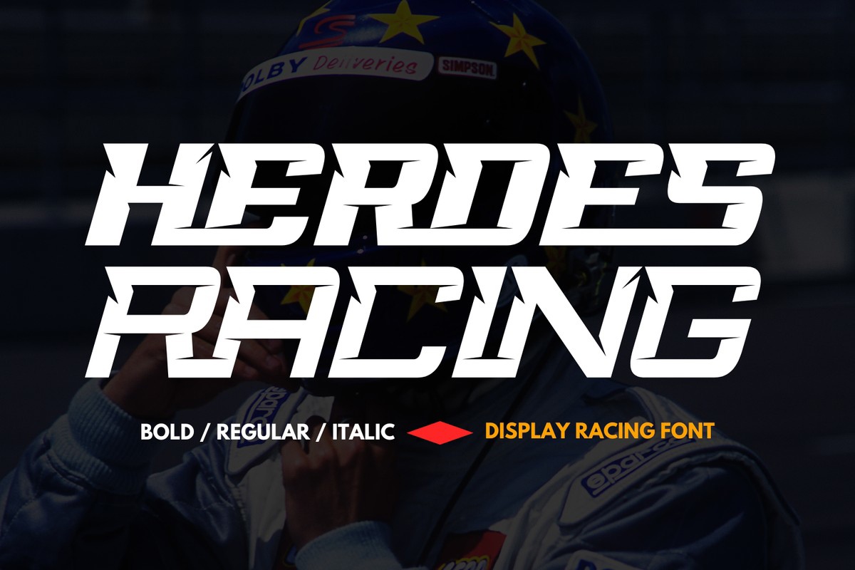 Font Heroes Racing