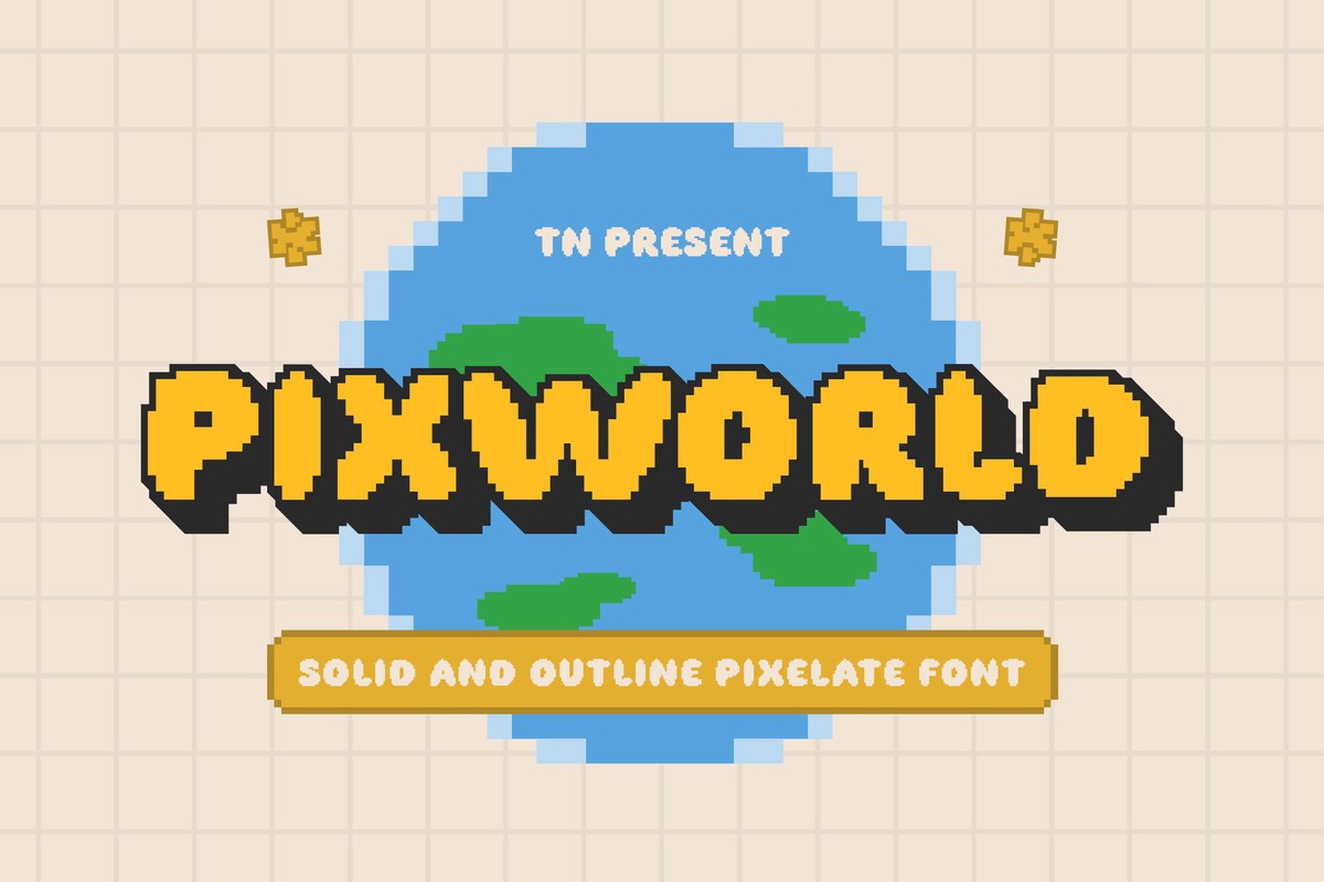 Font Pixworld