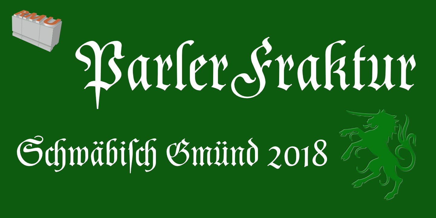 Font Parler Fraktur