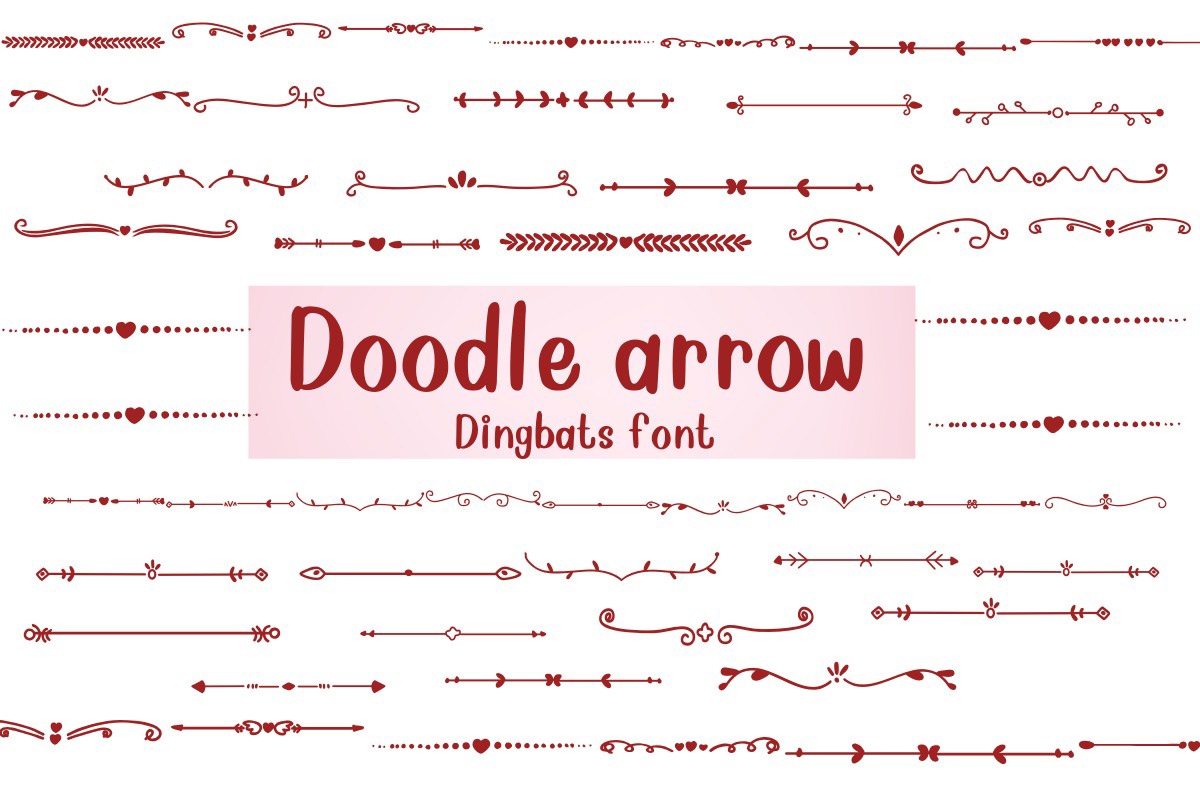 Font Doodle Arrow
