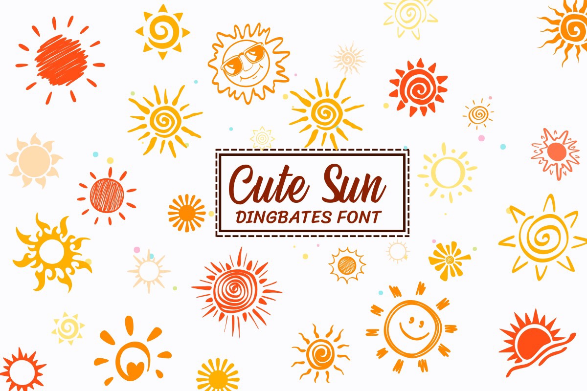 Font Cute Sun