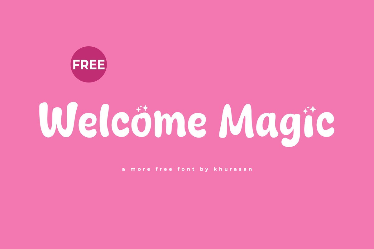 Font Welcome Magic