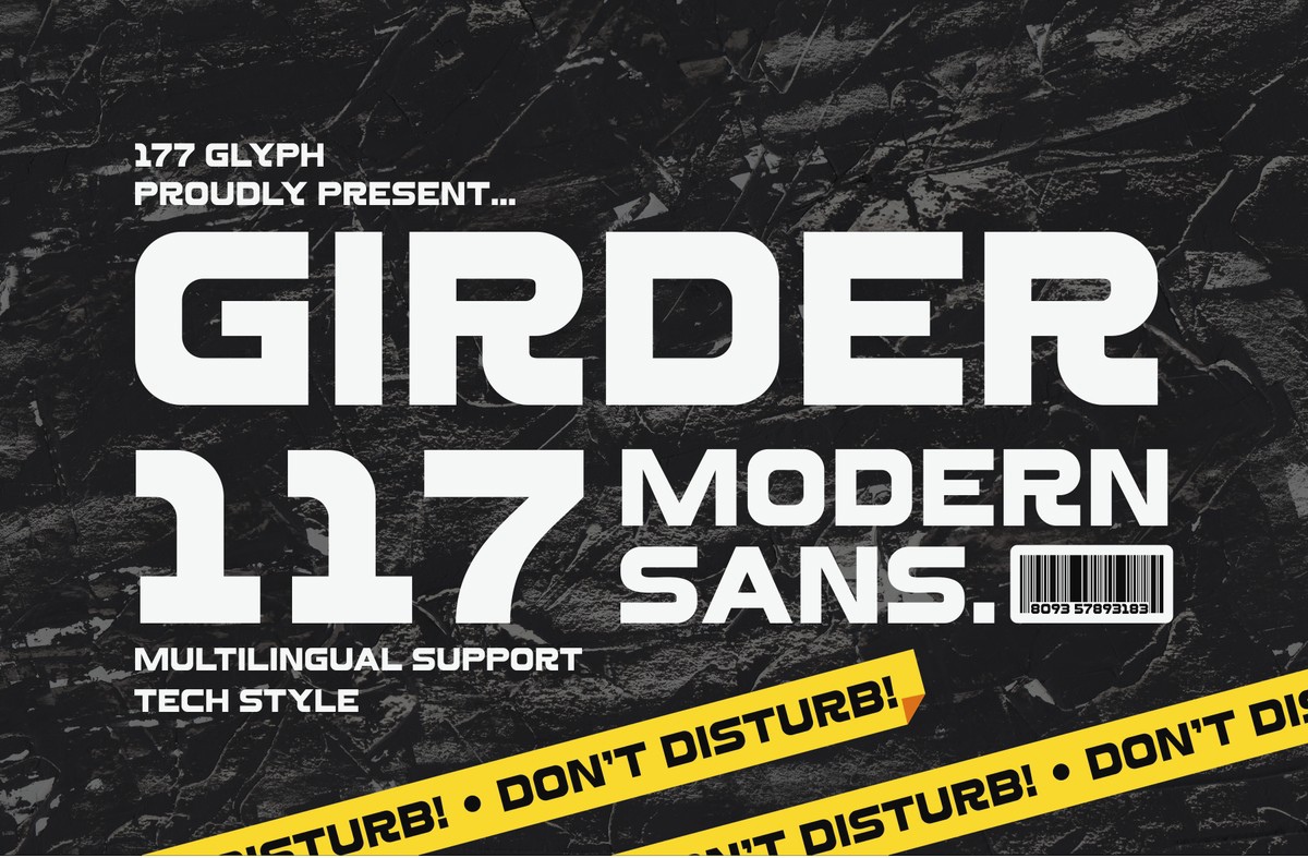 Font Girder 117