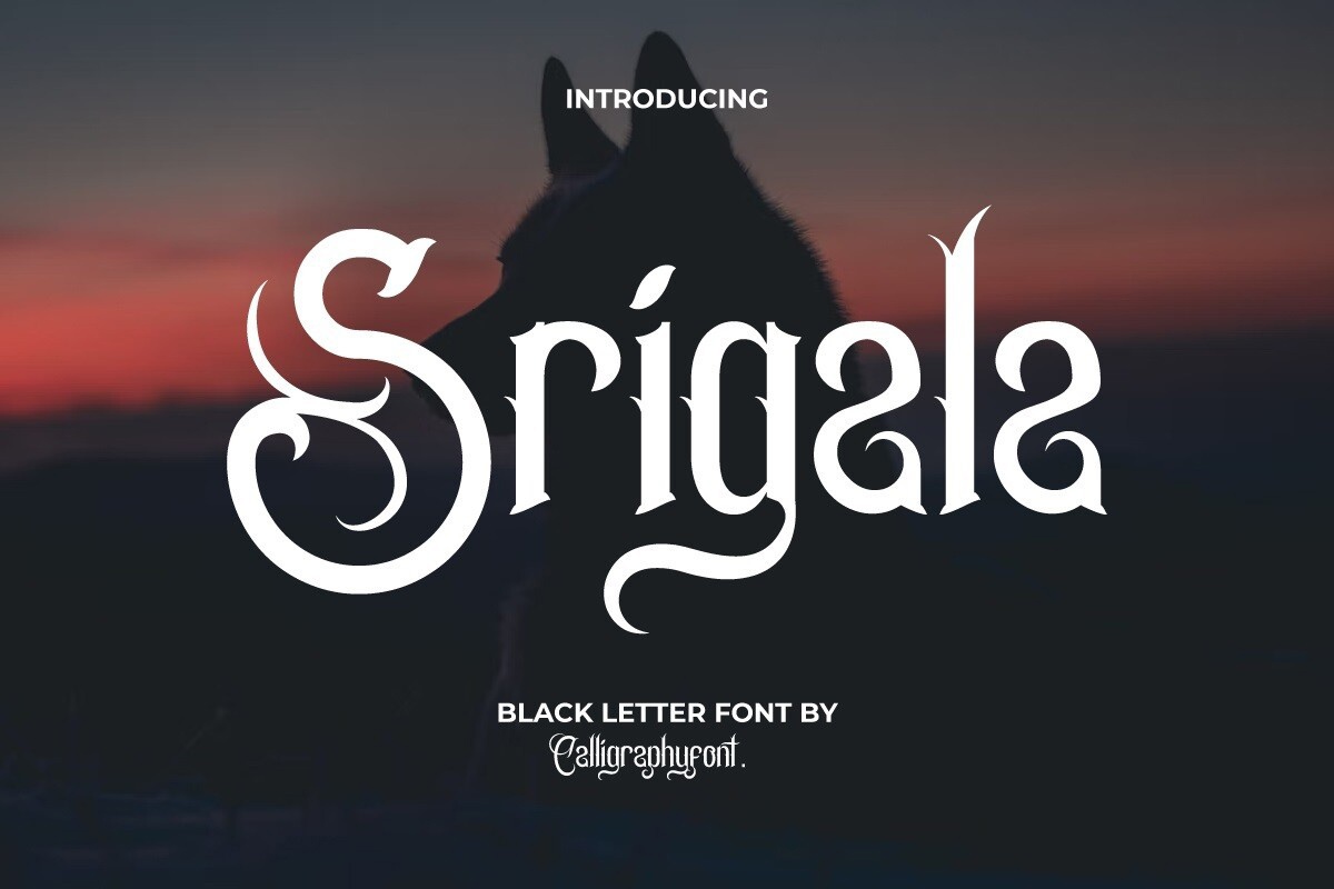 Font Srigala