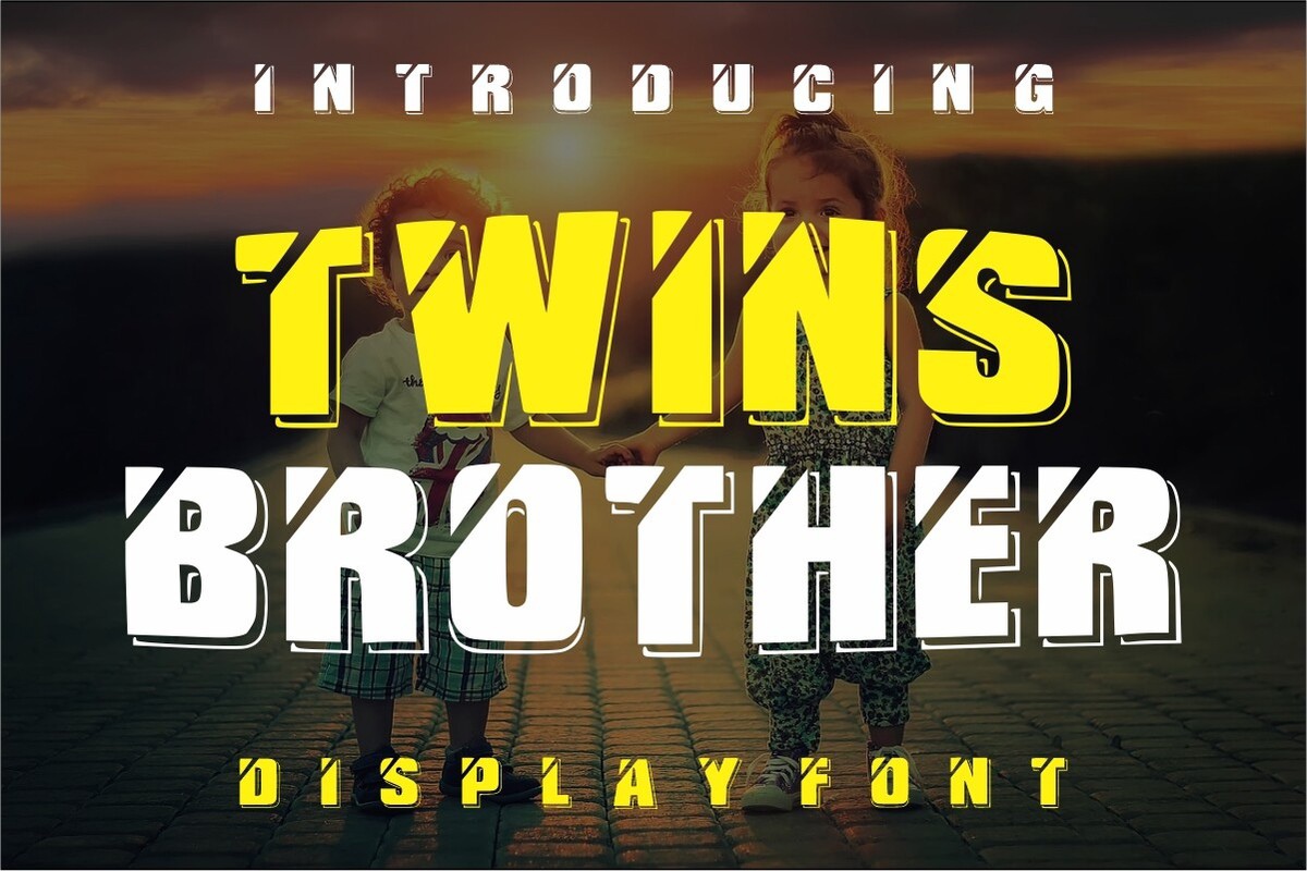 Font Twins Brother