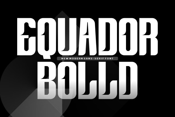 Font Equador Bolld