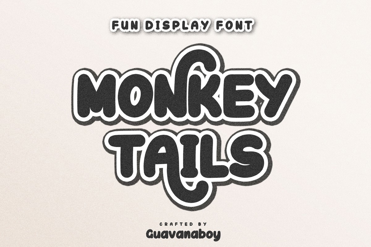 Font Monkey Tails
