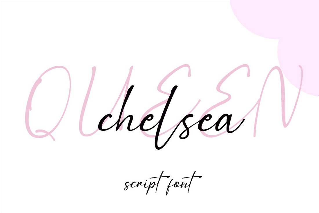 Font Queen Chelsea