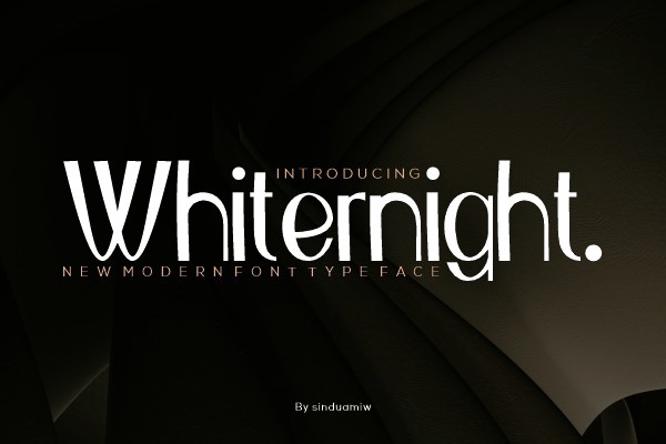 Font Whiternight
