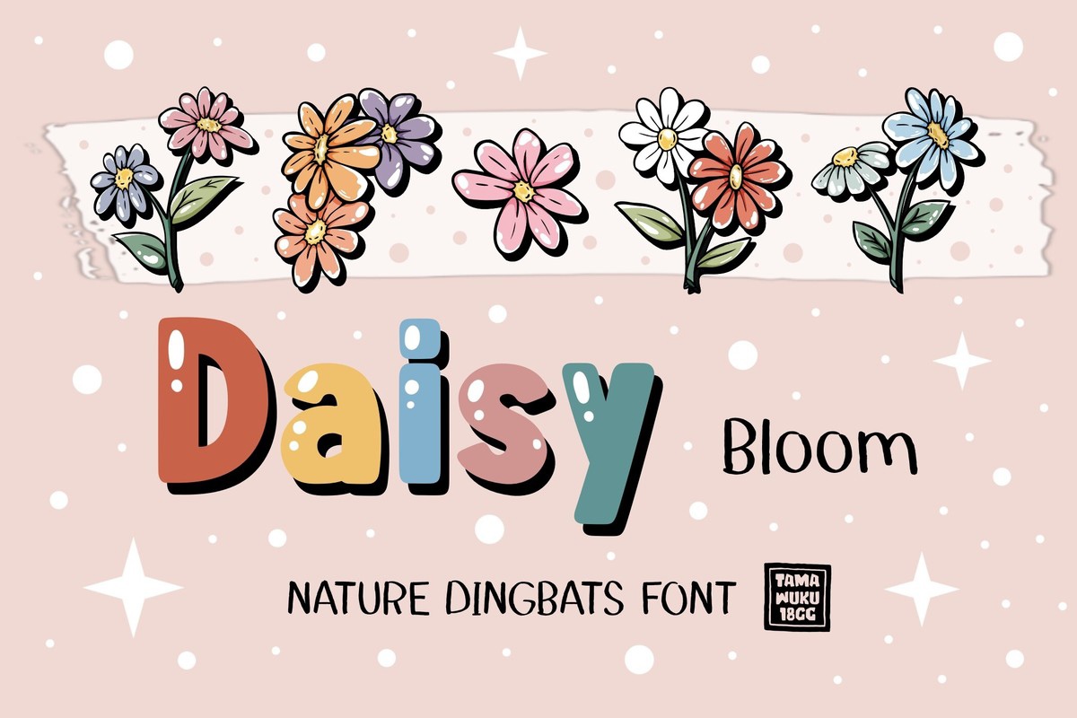 Font Daisy Bloom