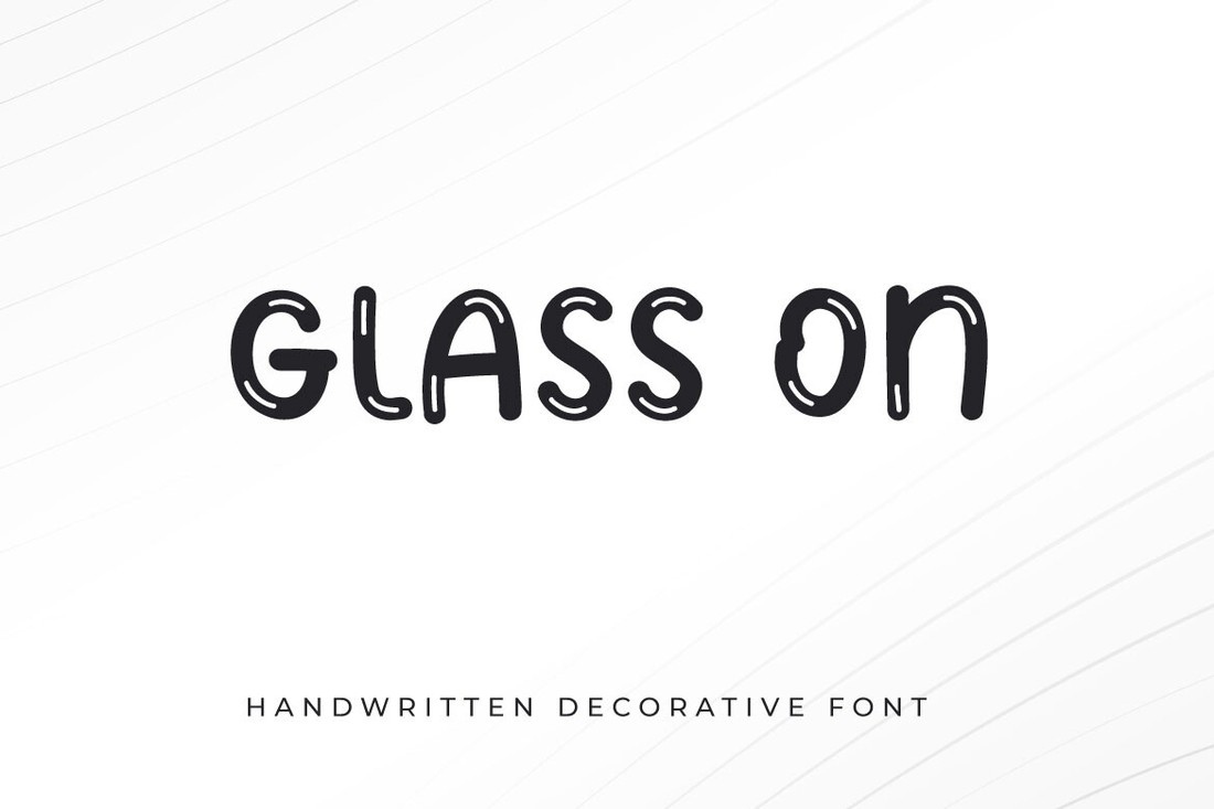 Font Glass On