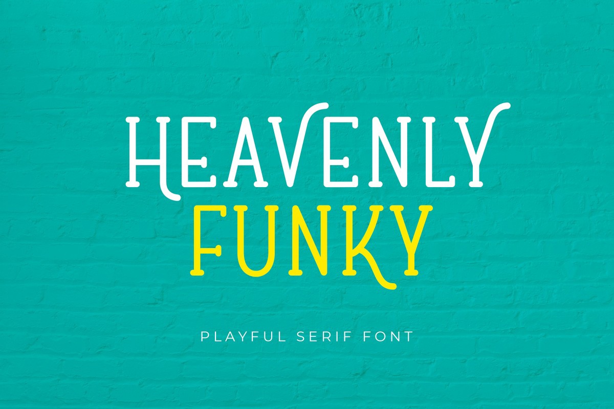 Font Heavenly Funky