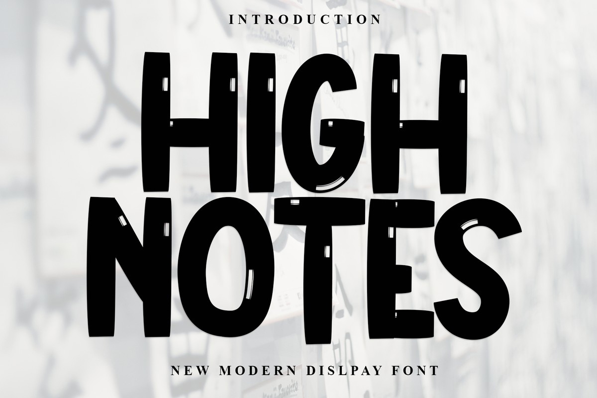 Font High Notes