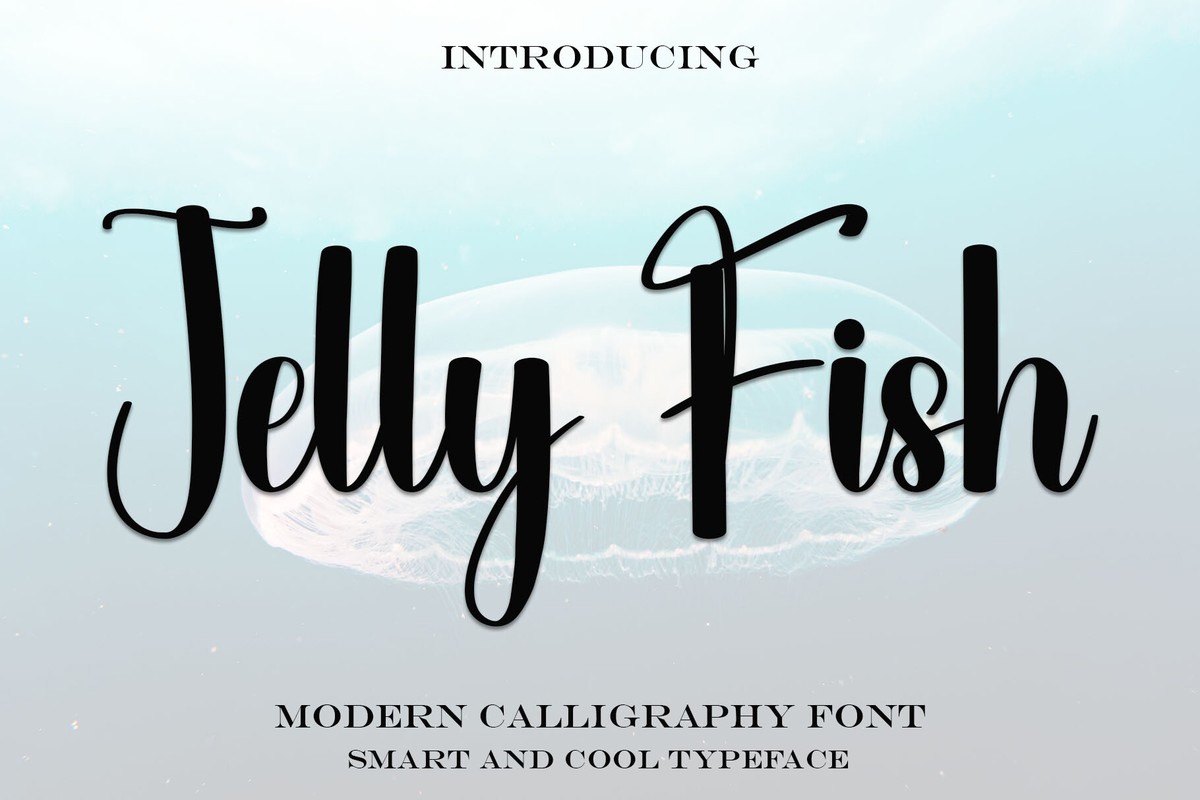 Font Jelly Fish