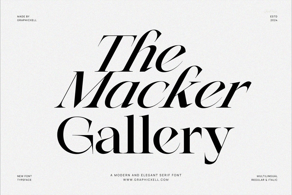 Font The Macker Gallery